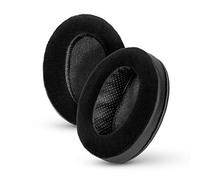 Brainwavz Oreillettes en angle fait en mousse à mémoire de forme - Convient pour les grands écouteurs sur l’oreille (Noir hybride)