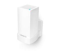 Brainwavz Support mural sans vis pour Linksys Velop Home WiFi Mesh Holder aucun outil nécessaire, facile à installer, pas de désordre, support adhésif VHB puissant, blanc
