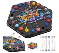 Brainy Knots Game, Tableau de Jeu Brainy Knots Twisted Rope Jeu de Puzzle À Corde Torsadée Jeu Interactif Défi Corde Strategy Untangling Toy Juguete de Tiro Jouets de laçage Rope Puzzle Game