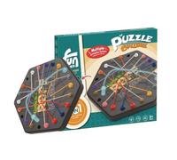 Brainy Knots Puzzle stratégique Lacing Game, Kids Logic Board Activity, String Setup, Portable Skill Builder, Idéal pour les voyages, le plaisir en intérieur, le jeu des cerveaux à la maison