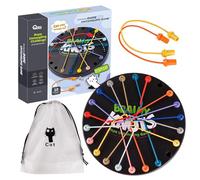 Brainy Knots Rope Challenge Puzzle, Brainy Knots Rope Untangling Logic Game | Table Stratégie Jeu de Société avec 10 Cordes Colorées, Jeux Familiaux pour Enfant et Adultes, 2 À 4 Joueurs
