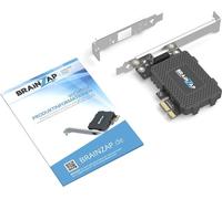 BRAINZAP 1 Gbit/s PCIe PCI-Express High-Speed Gigabit LAN Adapter Carte réseau Realtek RTL8111L 10/100/1000 Mbits