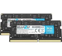 BRAINZAP 16GB DDR4 RAM SO-DIMM PC4-2133P-SEO-11 2Rx8 2133 MHz 1.2V CL15 Mémoire pour ordinateur portable non buffered Non-ECC (2x 8GB)