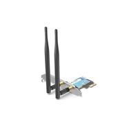 BRAINZAP 1800 Mbit/s PCIe PCI-Express WiFi Carte WiFi 6 2,4/5/GHz Dual Band AX1800 Carte réseau PC 802.11ax/ac/a/b/g/n Bluetooth 5.2