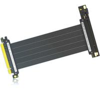 BRAINZAP 25 cm PCIe 4.0 x16 GPU Riser Cable - PCI-Express 3.0/4.0 Nvidia RTX 4080, 4090, 5090, etc, Radeon RX