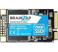 BRAINZAP 256GB mSATA SSD 6 GBit/s - Mini SATA - 550MB/s lecture 500MB/s écriture Solid State Drive