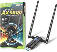 BRAINZAP 3000 Mbps USB 3.0 tri-bande/bi-bande WIFI 6 WLAN Stick Adapter AX3000 802.11ax 2,4/5,8G/6,0G 802.11ax/ac/a/b/g/n