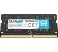 BRAINZAP 32GB DDR4 RAM SO-DIMM PC4-2133P-SEB-10 2Rx8 2133 MHz 1.2V CL15 Mémoire pour ordinateur portable non buffered Non-ECC