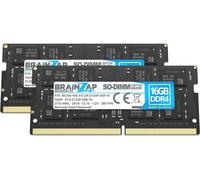 BRAINZAP 32GB DDR4 RAM SO-DIMM PC4-2133P-SEB-10 2Rx8 2133 MHz 1.2V CL15 Mémoire pour ordinateur portable non buffered Non-ECC (2x 16GB)