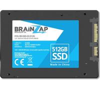 BRAINZAP 512GB SATA III 2.5 pouces SSD 6 GBit/s - 550MB/s lecture 500MB/s écriture Solid State Drive