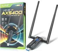BRAINZAP 5400 Mbps USB 3.0 tri-bande/bi-bande WIFI 6 WLAN Stick Adapter AX5400 802.11ax 2,4/5,8G/6,0G 802.11ax/ac/a/b/g/n RTL8832CU