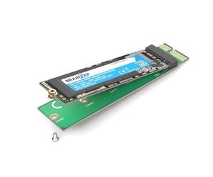 BRAINZAP Adaptateur M.2 NVMe vers PCI-Express x1 - Ajouter Un SSD NVMe sur Un Desktop, PCIe 3.0/4.0/5.0, M-Key & M+B-Key, 2230-2280, amorçable, Plug & Play, Uniquement NVMe (Pas M.2-SATA)