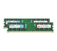 BRAINZAP Barrette de mémoire RAM DDR2 DIMM PC2-6400U 2Rx16 800 MHz 1,8 V CL6 AMD (2 x 4 Go)