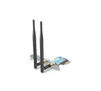 BRAINZAP Carte réseau PCI-Express 1200 Mbit/s PCI-Express WiFi 2,4/5 GHz double bande carte réseau PC 802.11ac/b/g/n Bluetooth 4.0