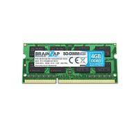 BRAINZAP Mémoire RAM DDR3 SO-DIMM PC3-10600S-09-10-F2 2Rx8 1333 MHz 1,5 V CL9 pour ordinateur portable 4 Go
