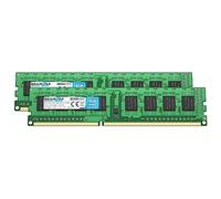 BRAINZAP Memorycity Carte RAM DDR3 DIMM PC3-12800U-11-12-B1 2Rx8 1600 MHz 1,5 V CL11 8 Go (2 x 4 Go)