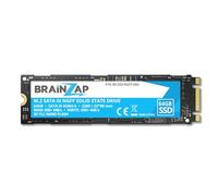 BRAINZAP 64GB M.2 NGFF SATA III SSD 6 GBit/s - 500MB/s lecture 300MB/s écriture Solid State Drive