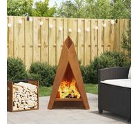 Braise extérieure Bac à feu rectangulaire moderne Foyers pour Jardin vidaXL vida