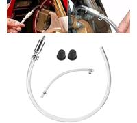 Brake Bleeder Hose Kit, Automotive Clutch Brake Fluid Bleeder Tool Non-Return Valve, Ideal for Car and Motorcycle Hydraulic System Maintenance by Technicians, Vehicle Owners, Enthusiasts, 30g Metal