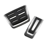 Brake Clutch Couvercle Protection Pédale Frein À Gaz En Acier Inoxydable Pour Golf 7 MK7 .5 GTI 2012 2013-2019 Pedal Protective Cover Car(AT)