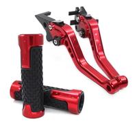 Brake Clutch Levers Leviers De Frein Et D'embrayage Réglables Pour Moto Compatible Avec VTR1000F Pour Firestorm 1998 1999 2000 2001 2002 2003 2004 2005(Red,1 set)
