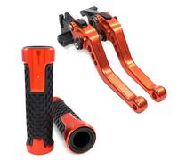 Brake Clutch Levers Leviers De Frein Et D'embrayage Réglables Pour Moto Compatible Avec VTR1000F Pour Firestorm 1998 1999 2000 2001 2002 2003 2004 2005(Orange,1 set)