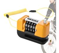 Brake Disc Lock - Aluminium Alloy PC, Anti Theft Wheel Lock Waterproof | Combination Security Device, Cycling Locking Gear For Motorcycles, Bicycles, E-Bikes, Riding Safety