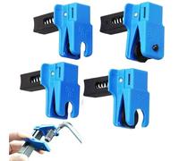 Brake Fluid Lines Plug, Automotive Brake Water Lines Plugs 4 Pieces, Stopper Set for Hose, A/C, Banjo Fitting, Nozzle Clamp, ABS + Metal, 5x3x1cm, 120g, Blue
