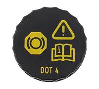 Brake Fluid Reservoir Dust Cover, Brake Fluid Reservoir Cap, Double-Layer Dustproof, Automotive Cap Replacement, 2 Inches Durabled Cover with Secure Seal, Motorcycle Industrial