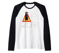 Brake in Make My Day - Adorable Garde Rottweiler pour Chien et Chiot Manche Raglan
