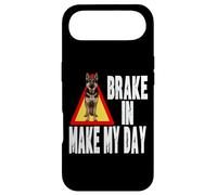 Brake in Make My Day - Garde de propriétaire de Chien de Berger Allemand Amusant Coque pour iPhone Air