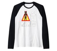 Brake in Make My Day - Garde de propriétaire de Chien de Berger Allemand Amusant Manche Raglan