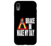 Brake in Make My Day - Protection Amusante pour Chien et Chiot Coque pour iPhone XR