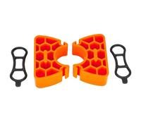 Brake Lever Shield Stand - Handlebar Parking Aid for Secure Support | Alloy 6061 Base Plate with Adjustable Clamp Mount, Lock in Lever Clamp, Brake Protection Stand for Men Women Cyclist Parking