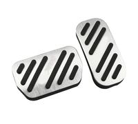 Brake Pedal Pour C-HR Fortuner Innova Hilux Revo 2016-2021 Harrier 2005-2013 Sienta 2015-2018 : Couvre-pédales Automatiques Clutch Pedal(Silver)