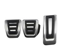 Brake Pedal Pour T-roc Pour T-cross Pour Golf 8 MK8 2017 2018-2022 2023 Pédales Voiture LHD Couvercle Pédale Frein À Gaz En Acier Inoxydable Clutch Pedal(MT without Rest)