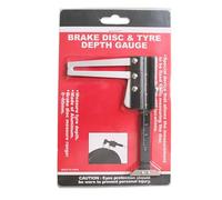 Brake Rotor Gauge | Brake Disc Measuring Tool - Metric Depth Calipre, Disc Rotor Micrometer | Precision Tool For Measuring Brake Pad Wear, Tread Depth And Rotor Thickness, Ideal For Mechanics, Worksho