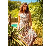 Brakeburn Brakeburn Cream Secret Garden Midi Dress Cream EU 48 (UK 20)