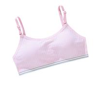 Bralette de couleur unie pour filles de 6 à 12 ans - Hauts légers de soutien pour un usage quotidien ou une activité sportive - Gilet d'école secondaire, b, taille unique