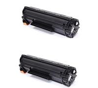 Brama Cartuchos - 2 x Cartouches Non OEM compatibles pour HP 83 A CF283 A, HP Laserjet Pro Mfp M125rnw, mFP, mFP m125NW M127fw, mFP, mFP M127FP M127FN, m125, m125,