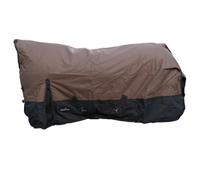 Brama-West Couverture d'extérieur pour chevaux Riders King avec col haut - 600 D/100 g - Imperméable - Marron - Taille 125