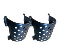 Brama-West Lot de 2 râteliers à foin en forme de cheval - Râtelier mural avec trous pour foin toujours frais - Pour 14 kg de nourriture brute