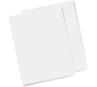 Bramacartuchos Lot de 25 feuilles de papier d'oblie pour gâteaux Blanc L30 (épaisseur d'environ 0,3 mm (papier de riz) pour encre comestible