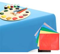 BRAMBLE 5 Nappes en Plastique Réutilisables pour Peinture & Loisirs Créatifs, 150x150cm - Imperméables & Faciles à Nettoyer - Activité Créative, École, Maternelle