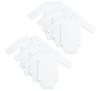 Bramble & Bear Lot de 3/6 - Gilets à manches courtes/longues pour bébés - Gilets unisexes en coton biologique pour bébés de 0 à 3 ans