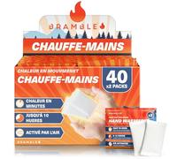 Bramble - Chauffe-Mains - Chauffe-Mains de Poche Activés par l’Air pour Activités en Extérieur - Chauffe en Quelques Minutes - Jusqu’à 10 Heures de Chaleur