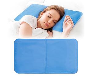 BRAMBLE Grand Oreiller en Gel Rafraîchissant pour Meilleure Qualité de Sommeil - Coussin Refroidissant - 55x30cm