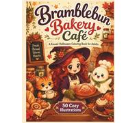 Bramblebun Bakery Café: A Kawaii Halloween Coloring Book for Adults