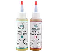 Brampton PRO-FIX Époxy à séchage rapide - Réparation de club de golf en 30 minutes - Époxy pour tous les arbres de golf, têtes de golf, pilotes, putters et fers - Conçu pour l'industrie du golf (kit