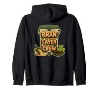 Bran Layer Crew Bokashi Compost Cuisine Sweat à Capuche